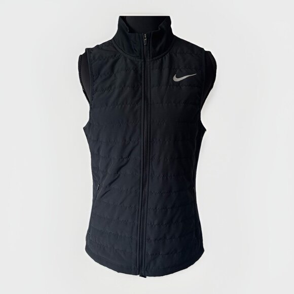 Nike Therma-Fit Essential Black Running Vest Women’s Small Outdoor Athleisure - Picture 1 of 13